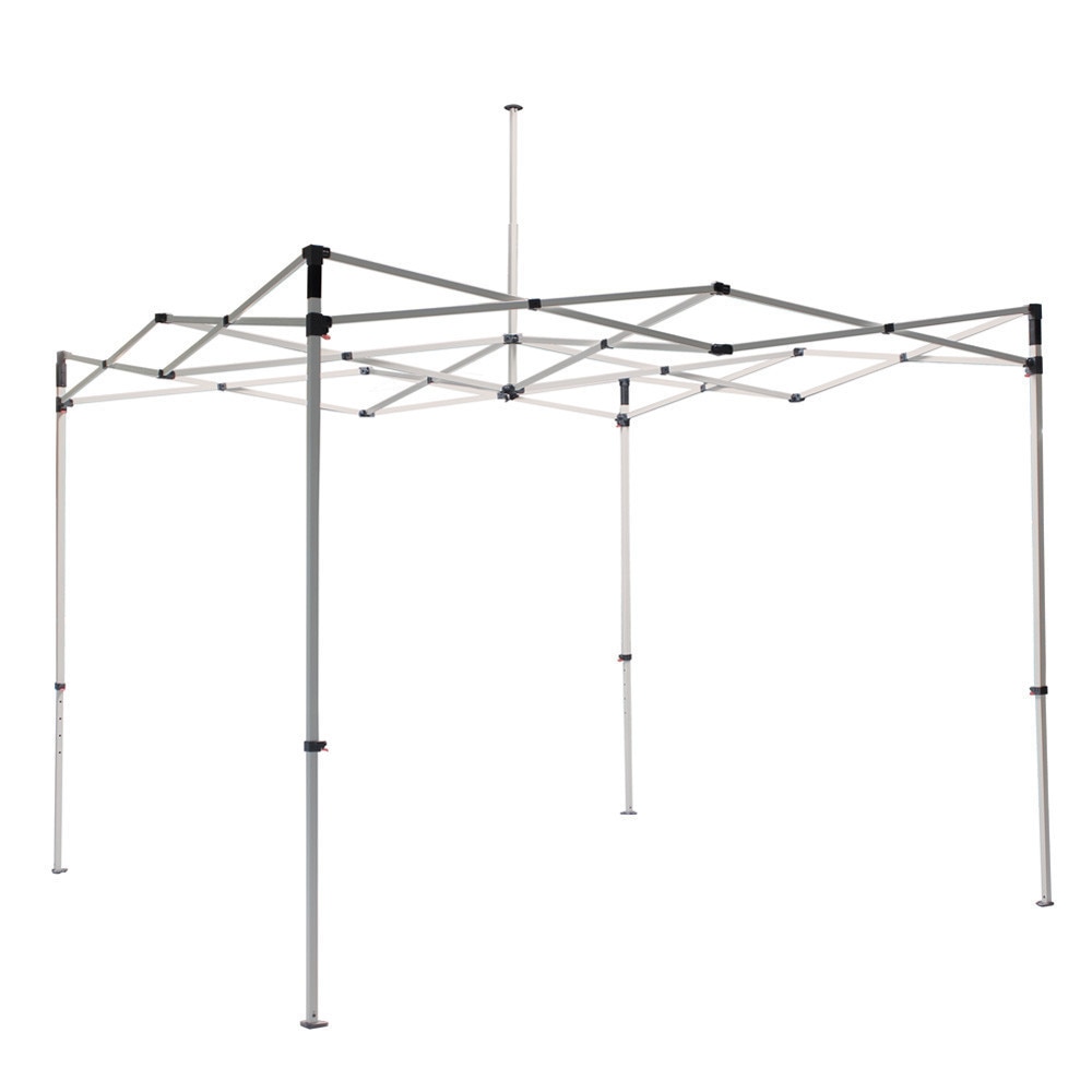 ONE CHOICE® 10ft. Steel Canopy Tent — Graphic Package / Black Trim